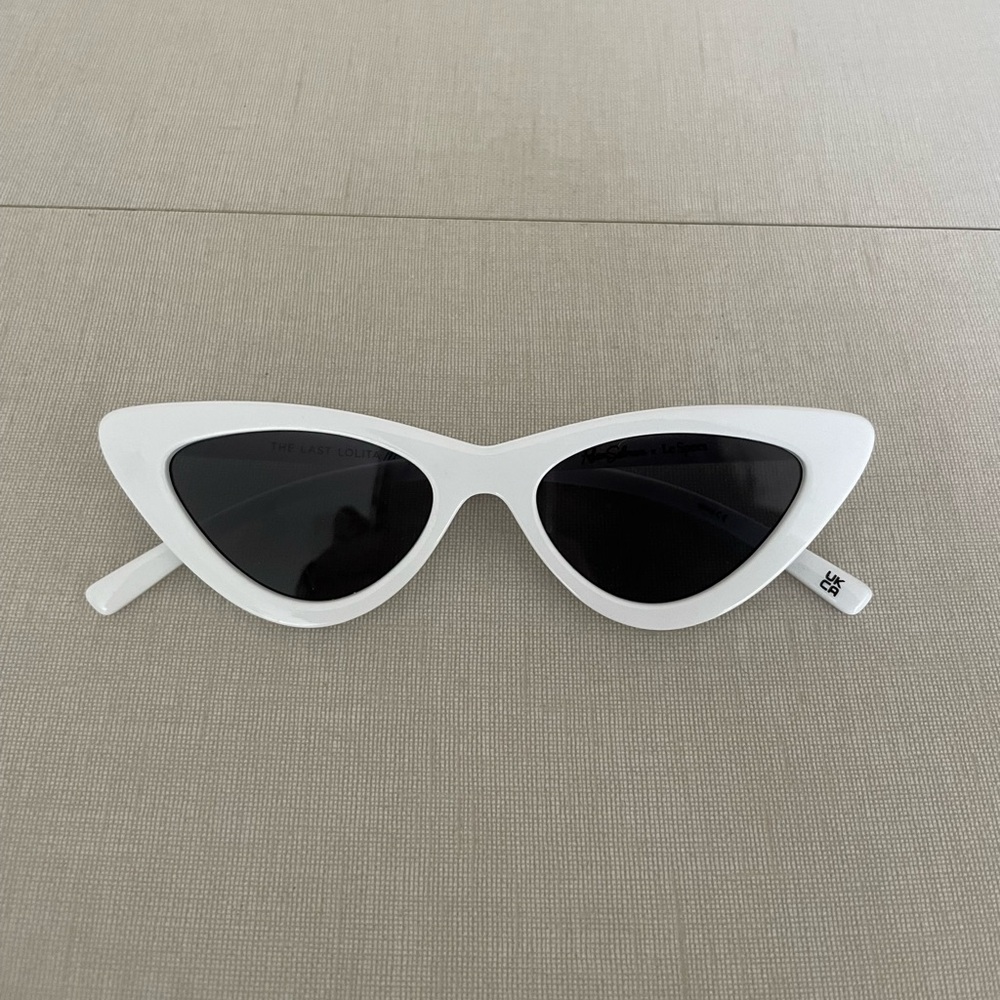 Le Specs The Last Lolita Sunglasses White